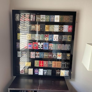 Card Deck Display Case for Decks of Cards/playing Card Deck Display Case