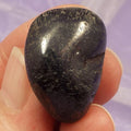Very rare Alabandite crystal tumble stone, Alabandine 18.3g SN48645