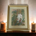 Unknown Artist - Elephant blanc - gerahmt