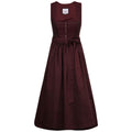 MarJo Dirndl Vordernberg Wine Gerader Ausschnitt Knopfleiste 70cm