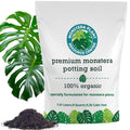 100% Organic Monstera Potting Soil Mix — Nutrient Rich, Well-Draining Living Soil Blend | 8 quarts