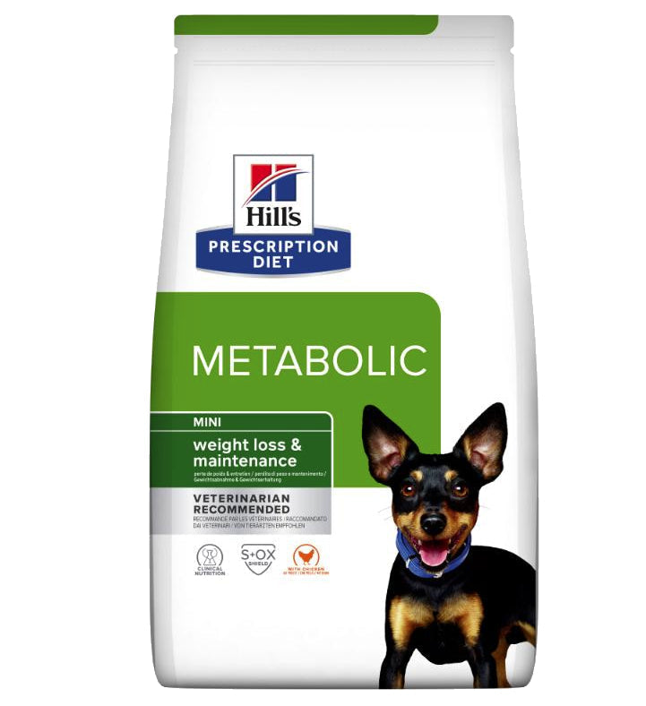 Hill’s Prescription Diet Metabolic Mini tørfoder til hunde med kylling | Vægttab & vægtkontrol til små hunde