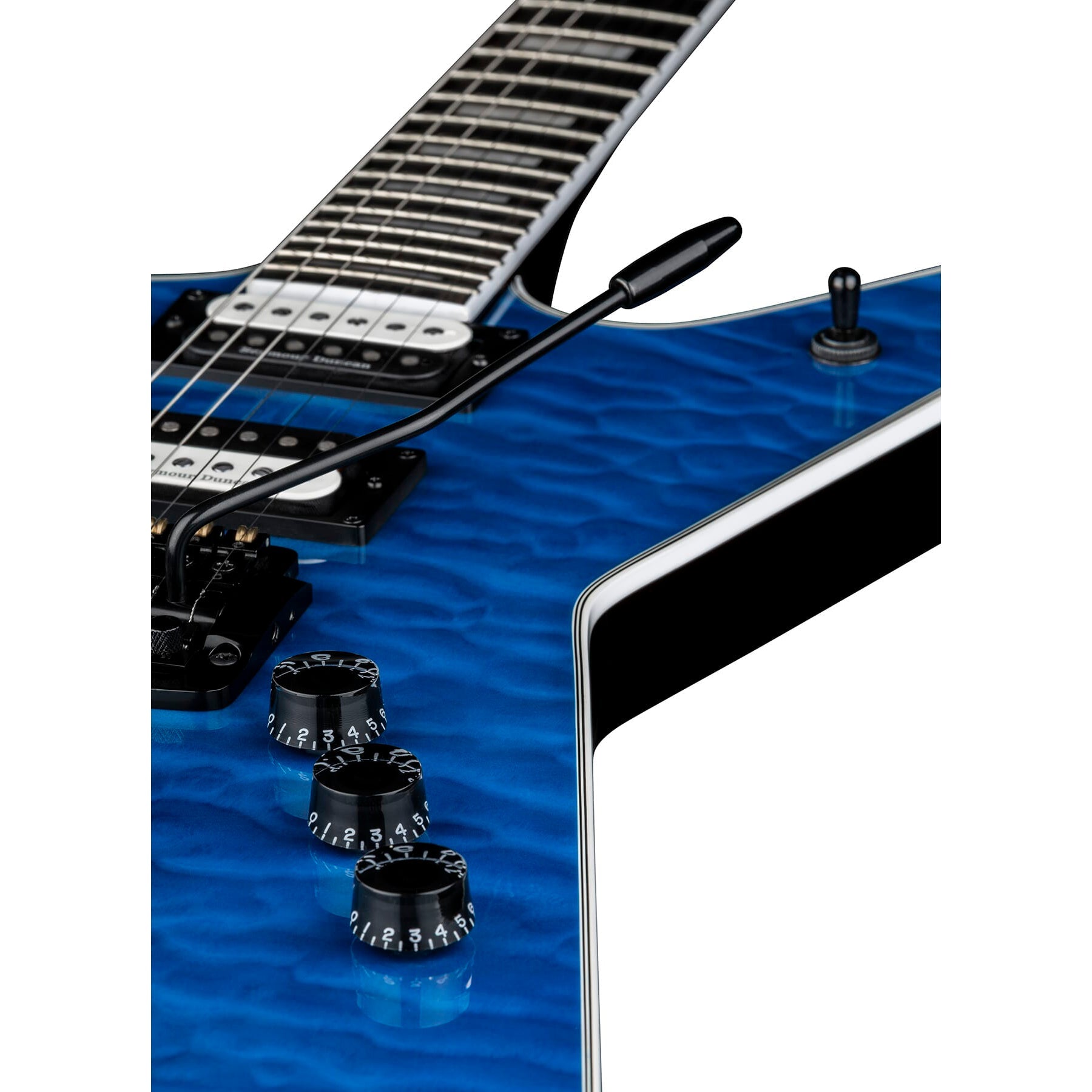 Dean Guitars ML Select 24 Kahler Quilt Top Electric Guitar - Trans Blue