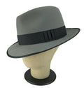 pleated hatband fedora