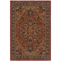 Oriental Weavers Ankara 604R5 Red/ Blue 6'7"" x 9'6"" Indoor Area Rug A604R5200290ST
