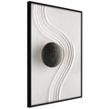 Poster - Zen Garden  - zwart