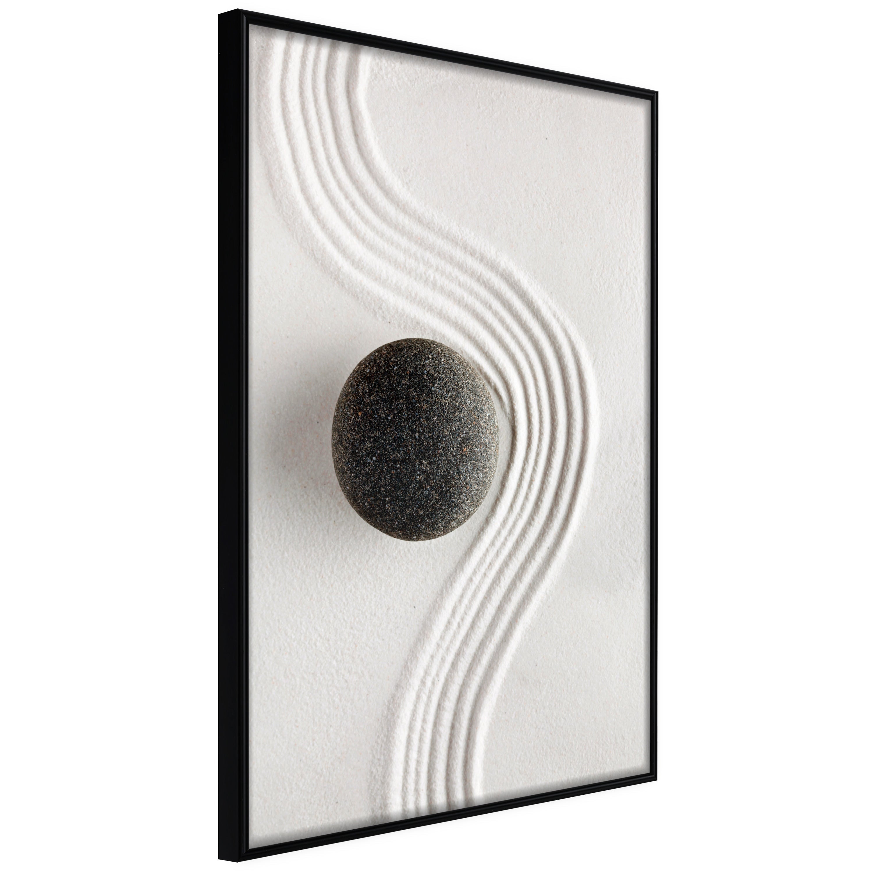 Poster - Zen Garden  - zwart