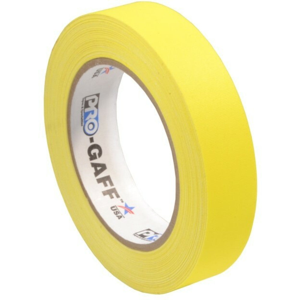 PRO-GAFF - GLOW TAPE, 24MM - 25M - YELLOW