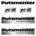 Fits Putzmeister PC20 Decal Kit Concrete Pump