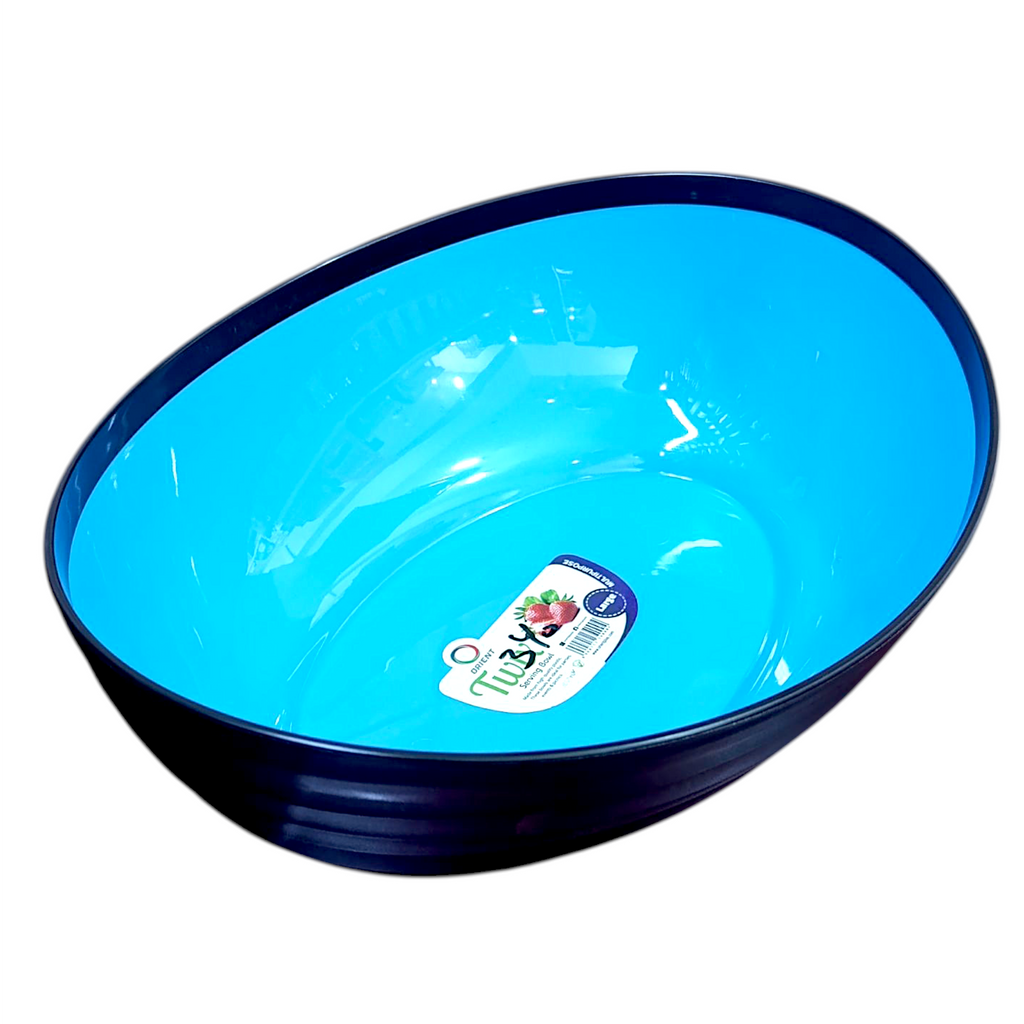 Orient Twix 1Pcs Large Size Plastic Oval-Shape Storage Bowl ( Random Colors Will Be Sent )