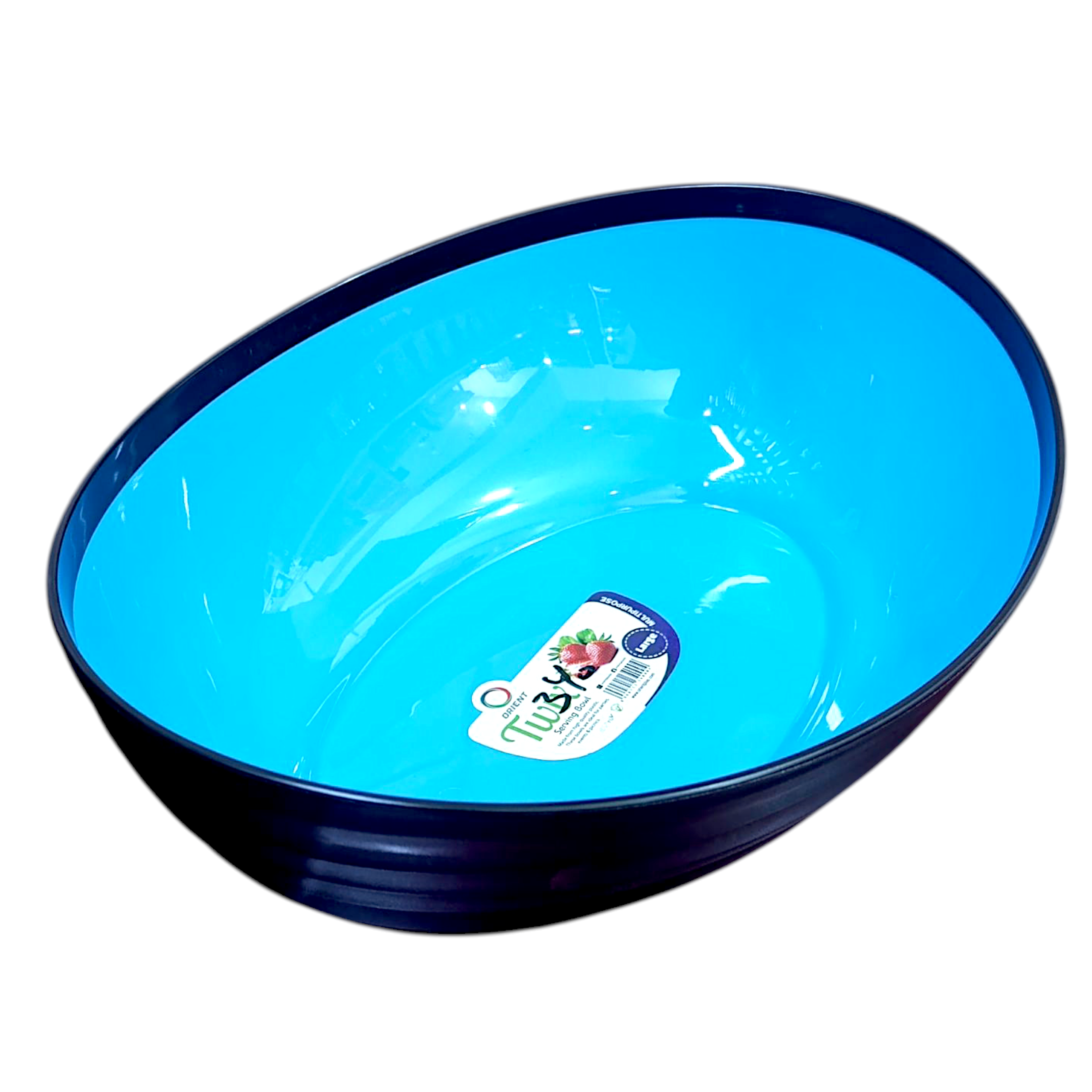 Orient Twix 1Pcs Large Size Plastic Oval-Shape Storage Bowl ( Random Colors Will Be Sent )