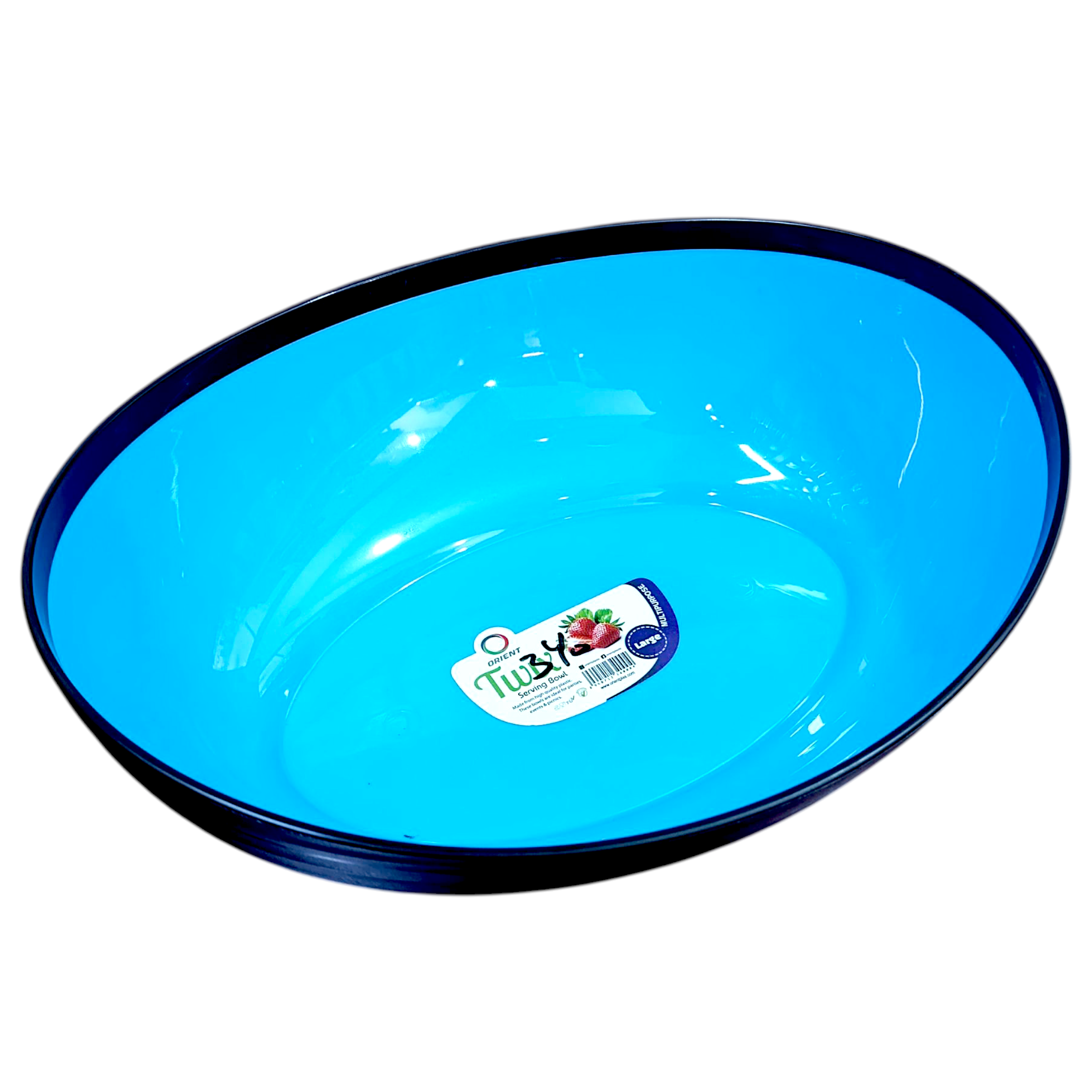 Orient Twix 1Pcs Large Size Plastic Oval-Shape Storage Bowl ( Random Colors Will Be Sent )