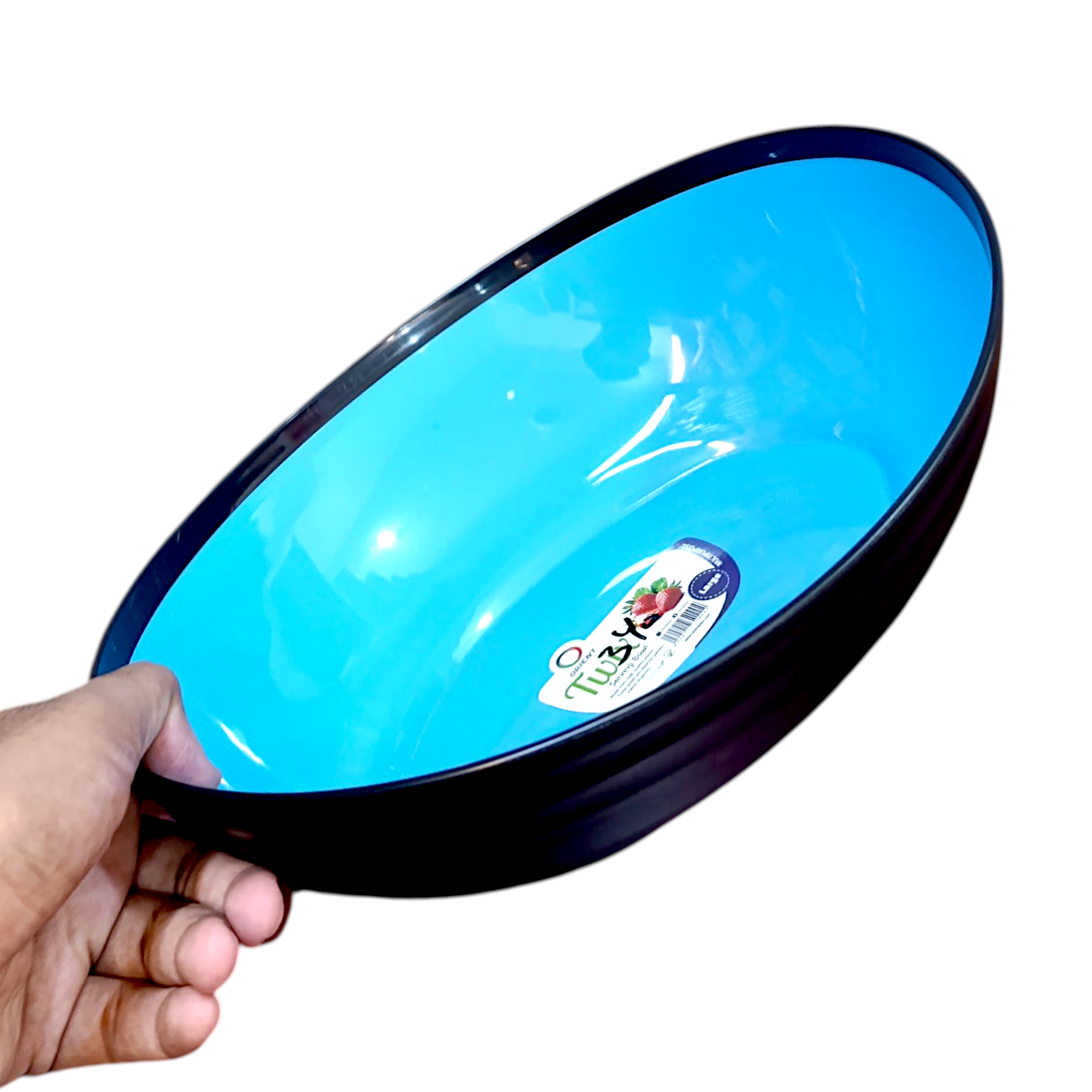Orient Twix 1Pcs Large Size Plastic Oval-Shape Storage Bowl ( Random Colors Will Be Sent )