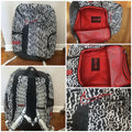 Nike Elite Leopard Print Team Issued Green Black Gray Elite Backpack Rare!  Red