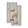 Serviette Minus à la flotte Renard verte - Zakuw
