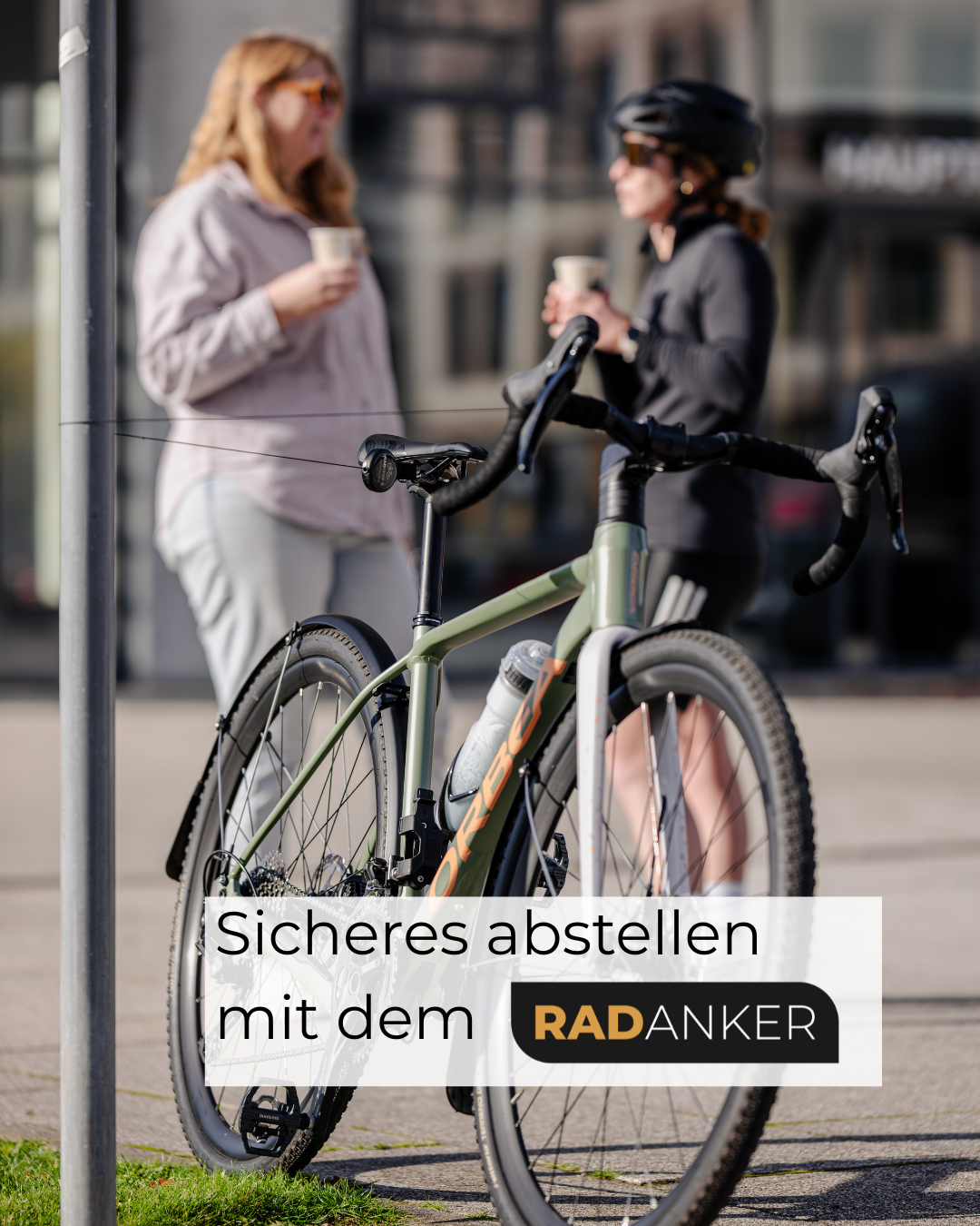 RADANKER® – Der mobile Fahrradhalter für hochwertige Bikes ohne Ständer