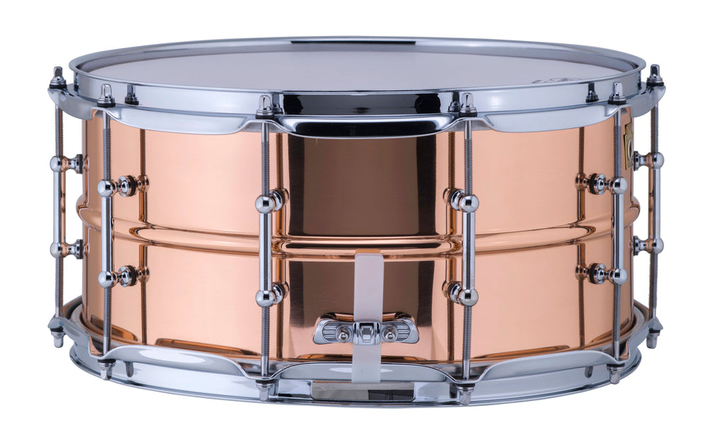 Ludwig Copperphonic 6.5x14" Smooth Shell Kit Copper Snare Drum Tube Lugs LC662T | NEW | Made in the USA | Authorized Dealer
