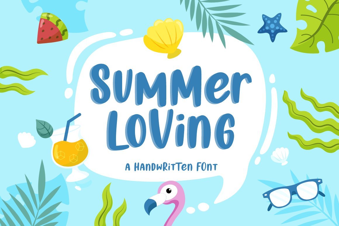 Summer Loving | a Handwritten Font Font Jimtype Studio