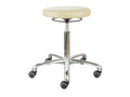 Krakk, polstret, roterende, m/hjul Beige