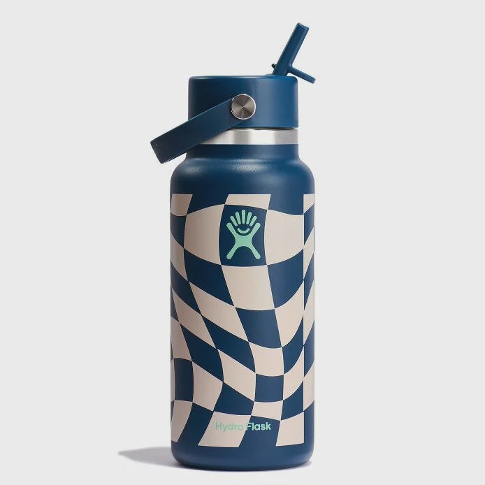 Checkered Wide Mouth 32oz Hydro Flask
