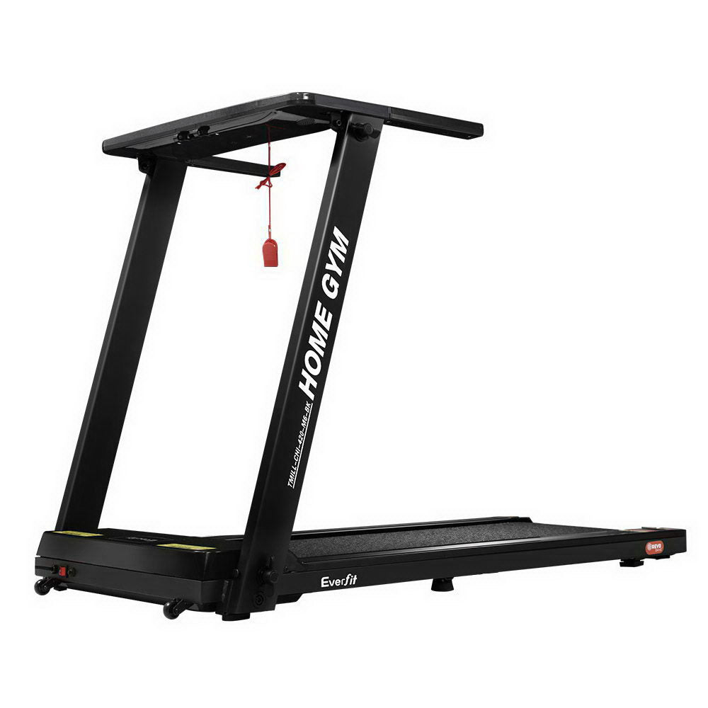 Everfit Electric Treadmill Home Gym Exercise Running Machine Fitness Equipment Compact Fully Foldable 420Mm Belt Black