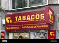 Tobacco tabacos shop in spain hi-res stock photography and images