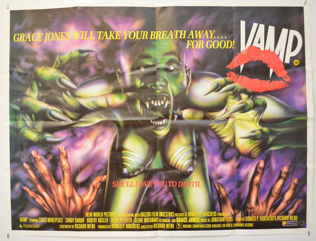 Vamp Original Quad Poster - Film Poster - Movie Poster