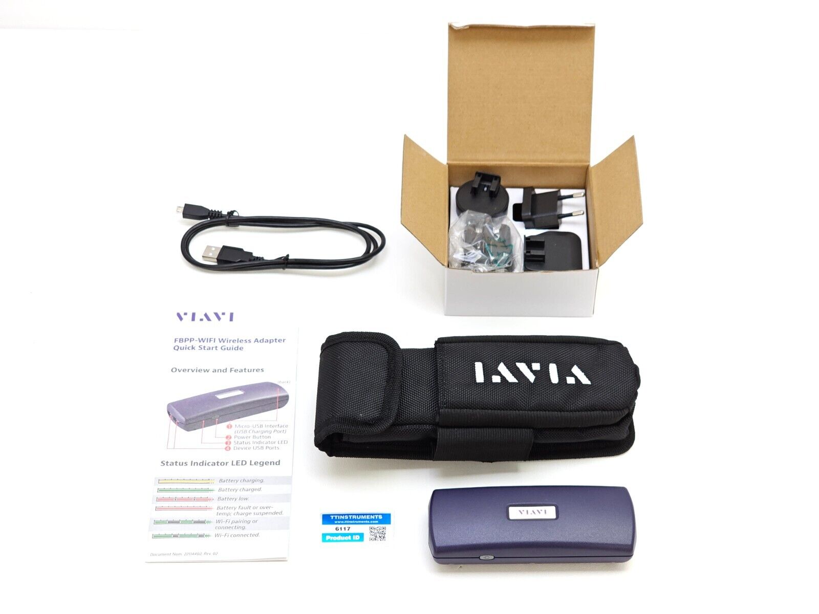 Viavi JDSU FBPP-WIFI WiFi adapter module for FBP-P5000i Digital Analysis Microscope, front view