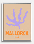 Mallorca Coastal Vibes Canvas Print White